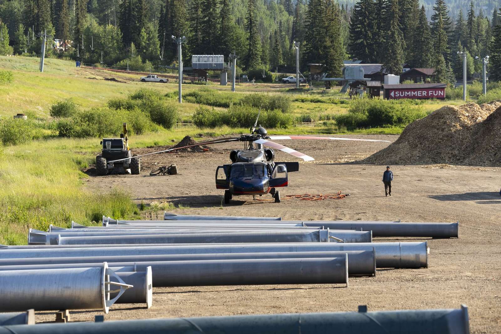 Purgatory deploys helicopters in construction of new ski lift - Durango Herald